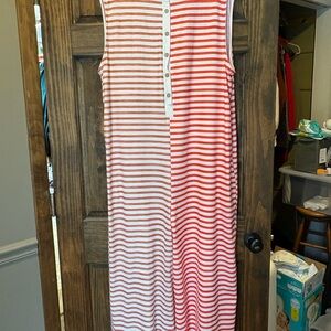 Tan and Orange Striped Jumper